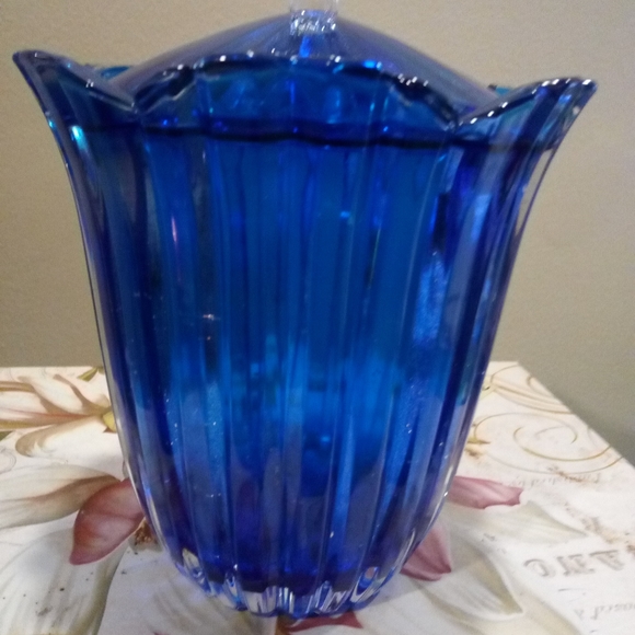 unbranded Accents 79 Vintage Cobalt Blue Candy Dish Poshmark